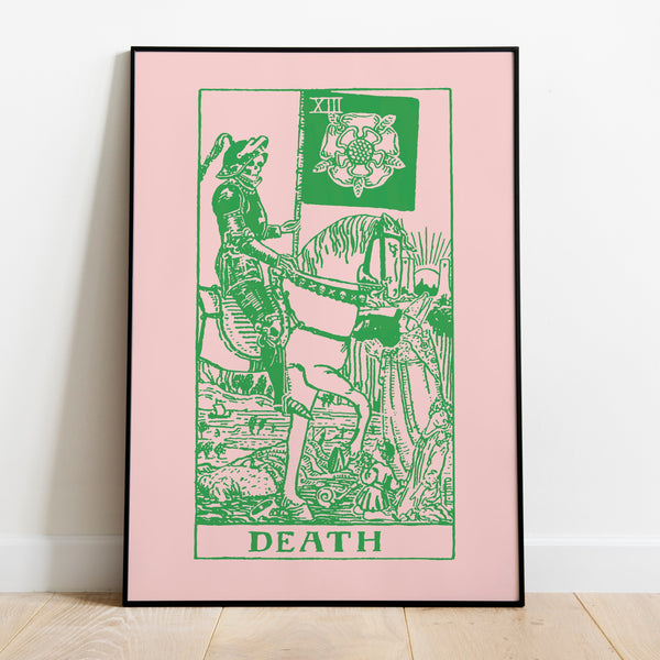 Scorpio Death Tarot Card Art Print