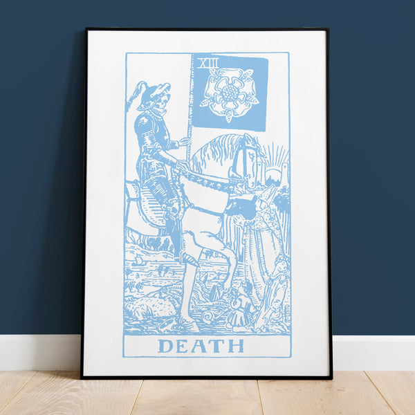 Scorpio Death Tarot Card Art Print