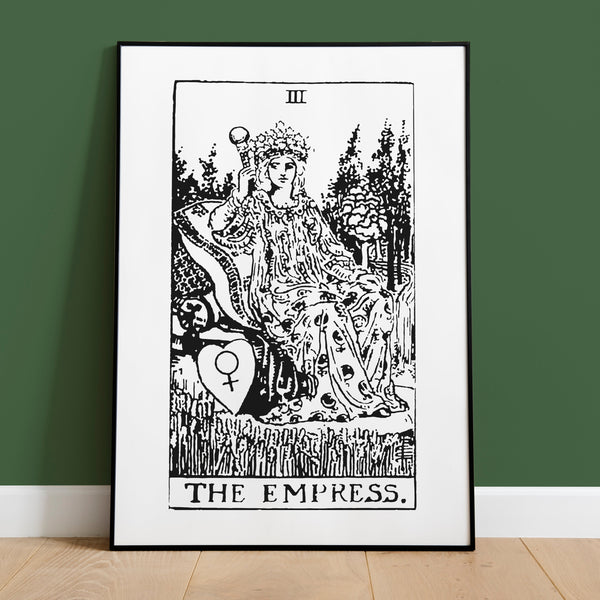 Aries The Empress Tarot Card Art Print