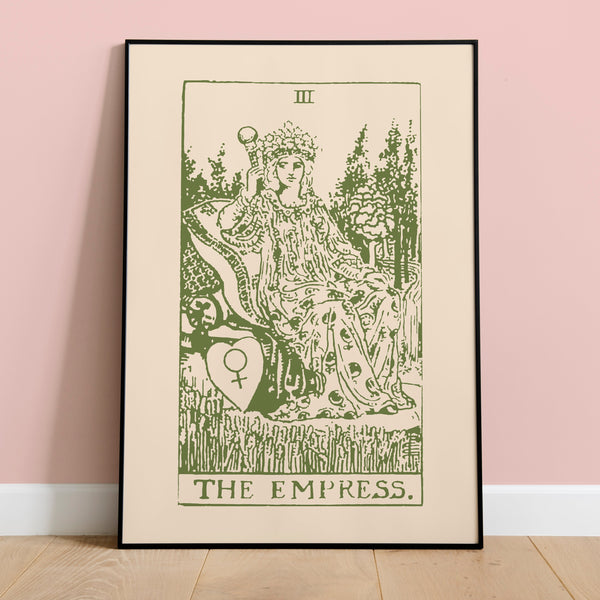 Aries The Empress Tarot Card Art Print