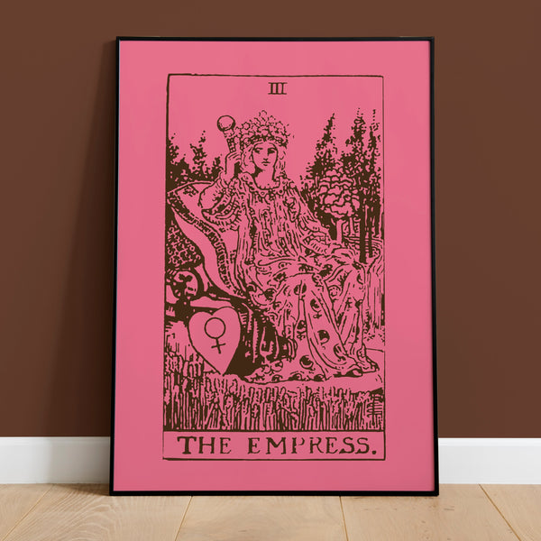 Aries The Empress Tarot Card Art Print