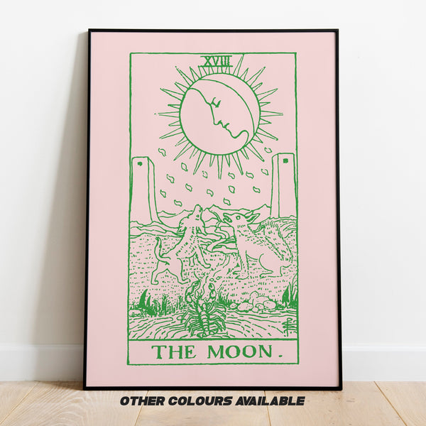Pisces The Moon Tarot Card Art Print
