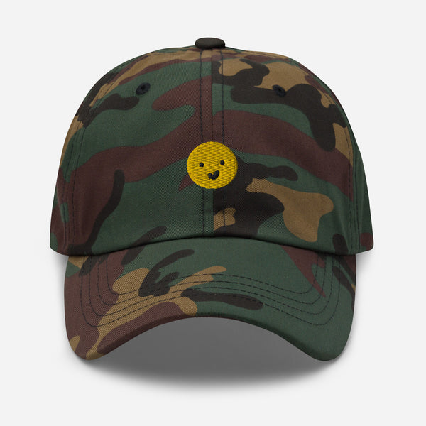 Embroidery Smiley Face Dad Hat