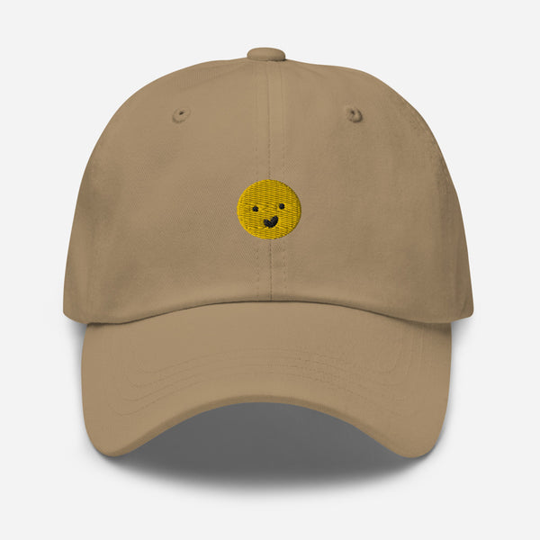 Embroidery Smiley Face Dad Hat