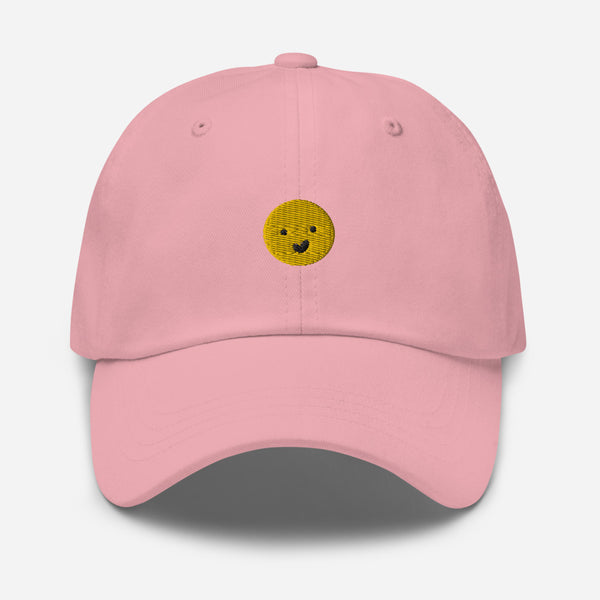 Embroidery Smiley Face Dad Hat