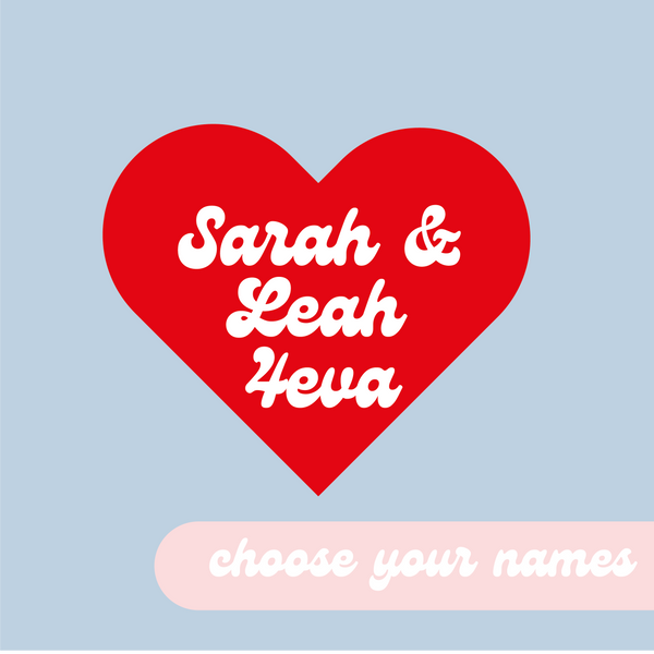 Custom Cherub Couple's Art Print