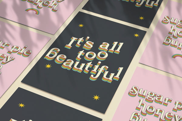 Custom Typography Print