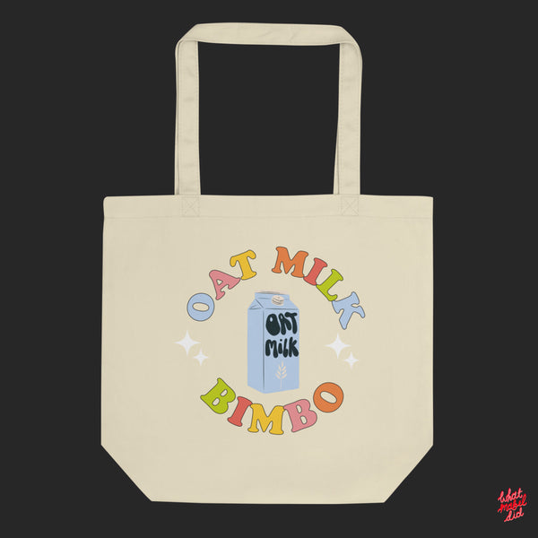Oat Milk Bimbo Rainbow Eco Tote Bag