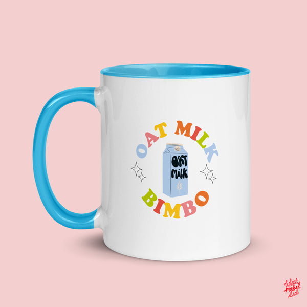Oat Milk Bimbo Pop of Colour Ceramic Mug