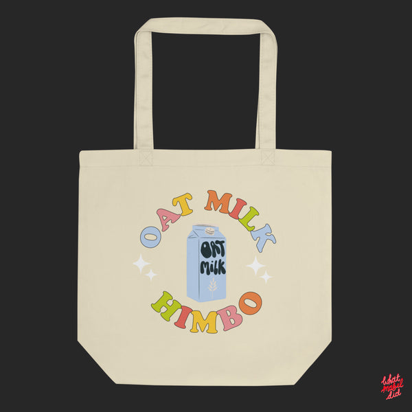 Oat Milk Himbo Rainbow Eco Tote Bag