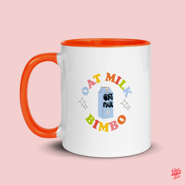 Oat Milk Bimbo Pop of Colour Ceramic Mug