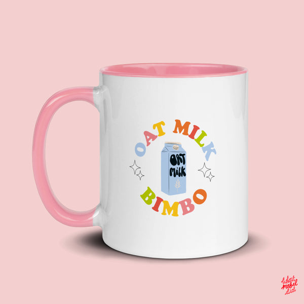 Oat Milk Bimbo Pop of Colour Ceramic Mug