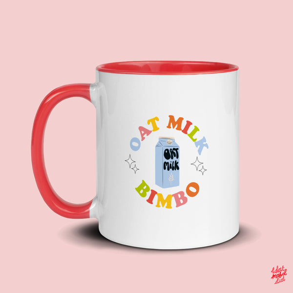 Oat Milk Bimbo Pop of Colour Ceramic Mug