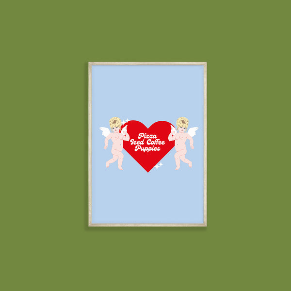 Custom Cherub Your Favourite Things Art Print