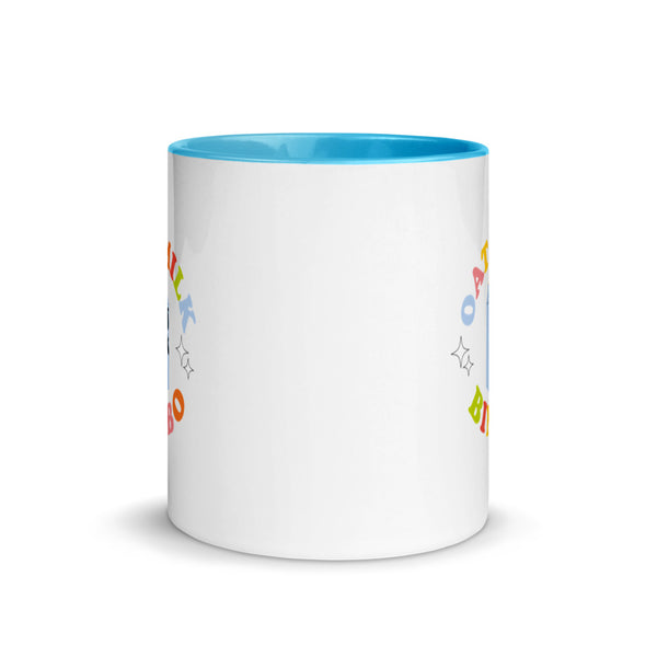 Oat Milk Bimbo Pop of Colour Ceramic Mug