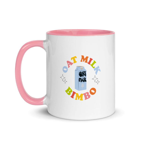 Oat Milk Bimbo Pop of Colour Ceramic Mug