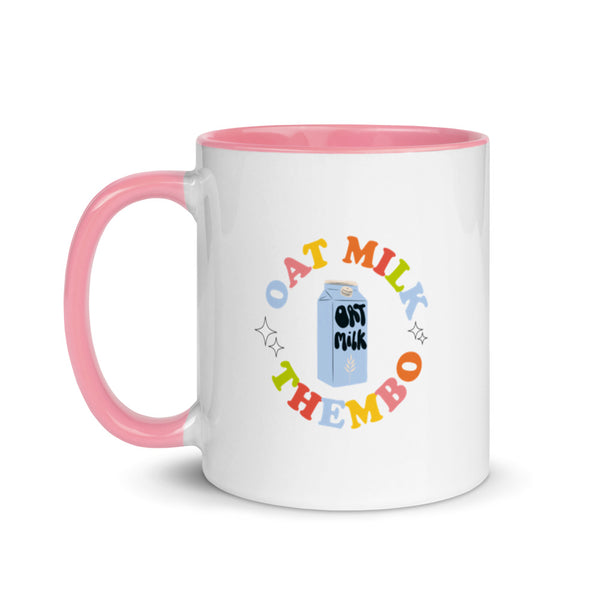 Oat Milk Thembo Pop of Colour Ceramic Mug