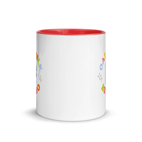 Oat Milk Bimbo Pop of Colour Ceramic Mug