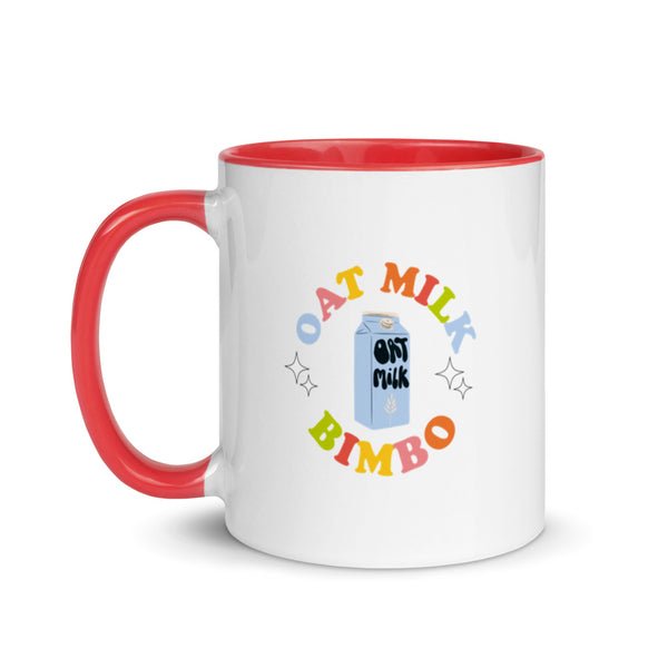 Oat Milk Bimbo Pop of Colour Ceramic Mug