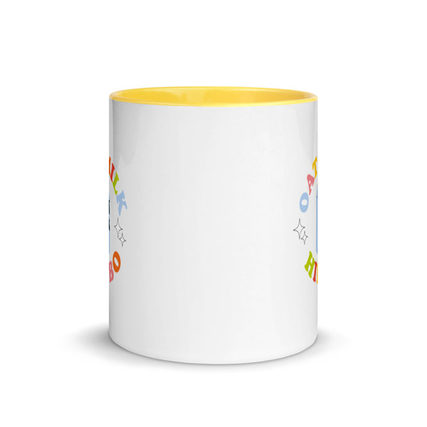 Oat Milk Himbo Pop of Colour Ceramic Mug