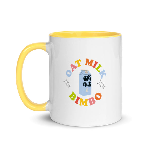 Oat Milk Bimbo Pop of Colour Ceramic Mug