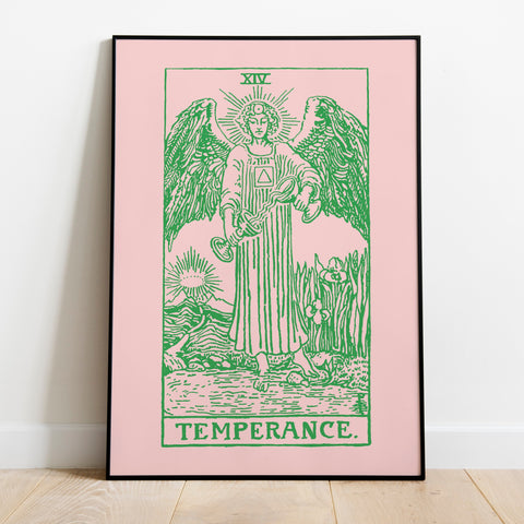 Sagittarius Temperance Tarot Card Art Print