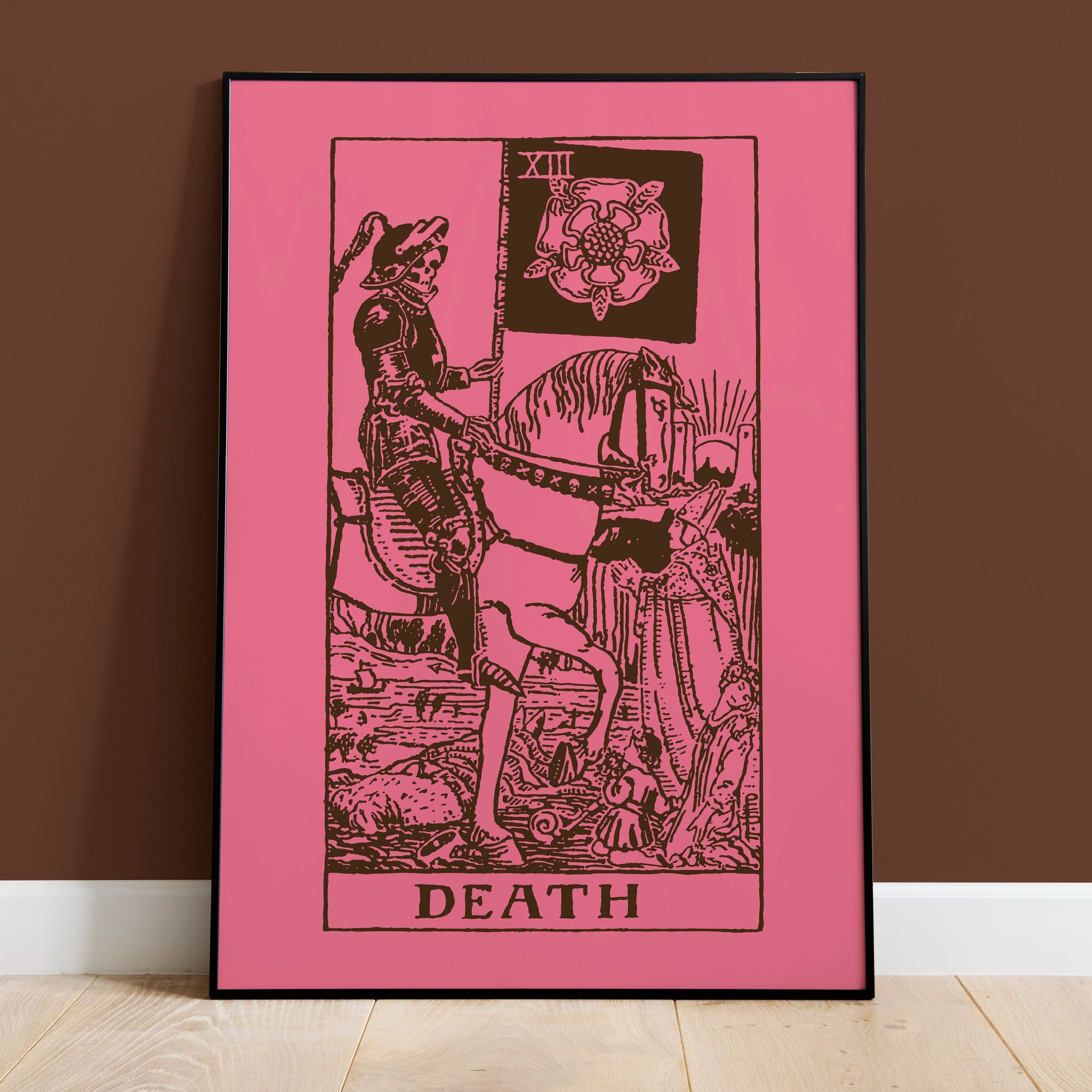 Scorpio Death Tarot Card Art Print