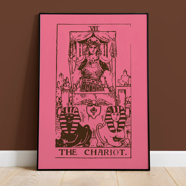 Cancer The Chariot Tarot Card Art Print