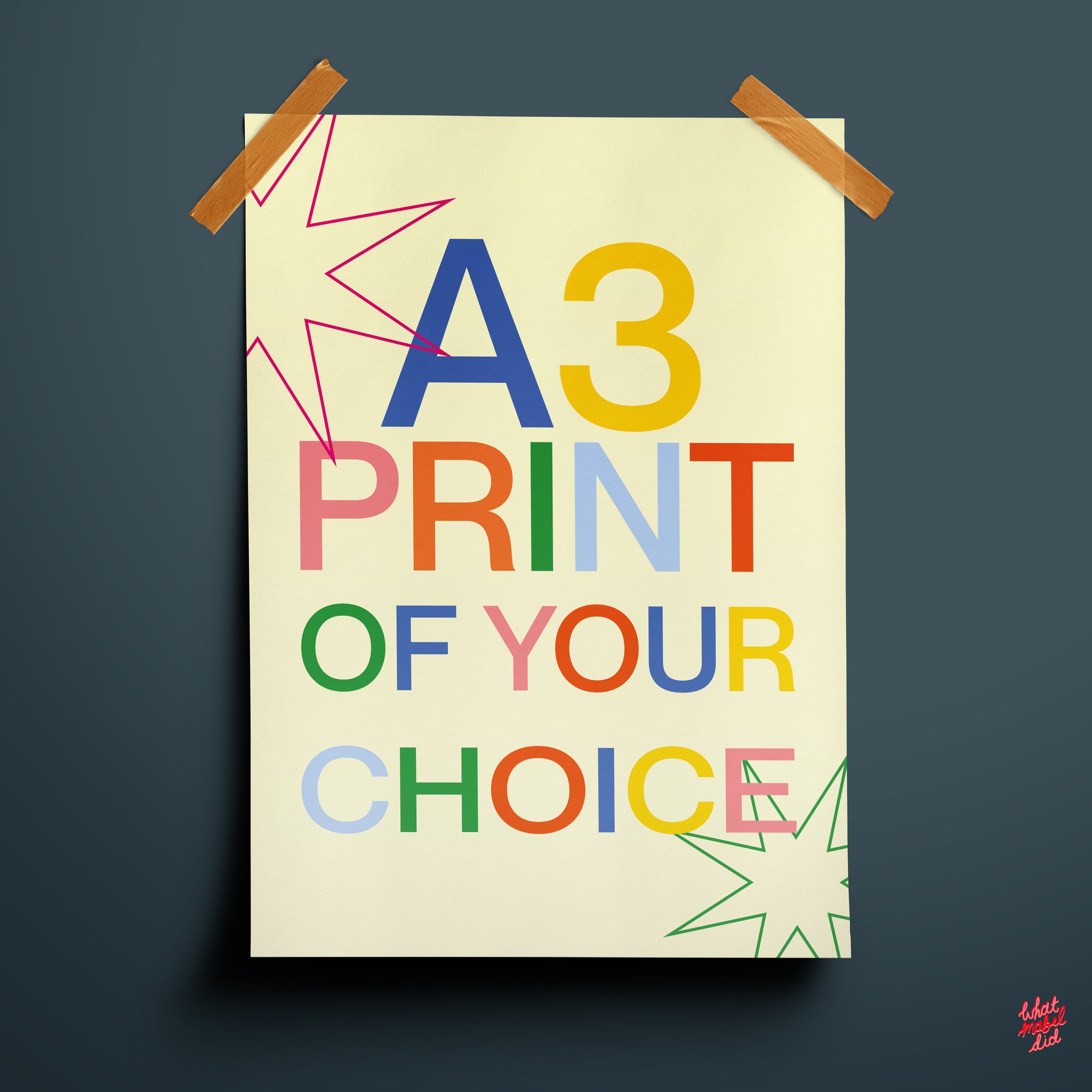 A3 print of your choice