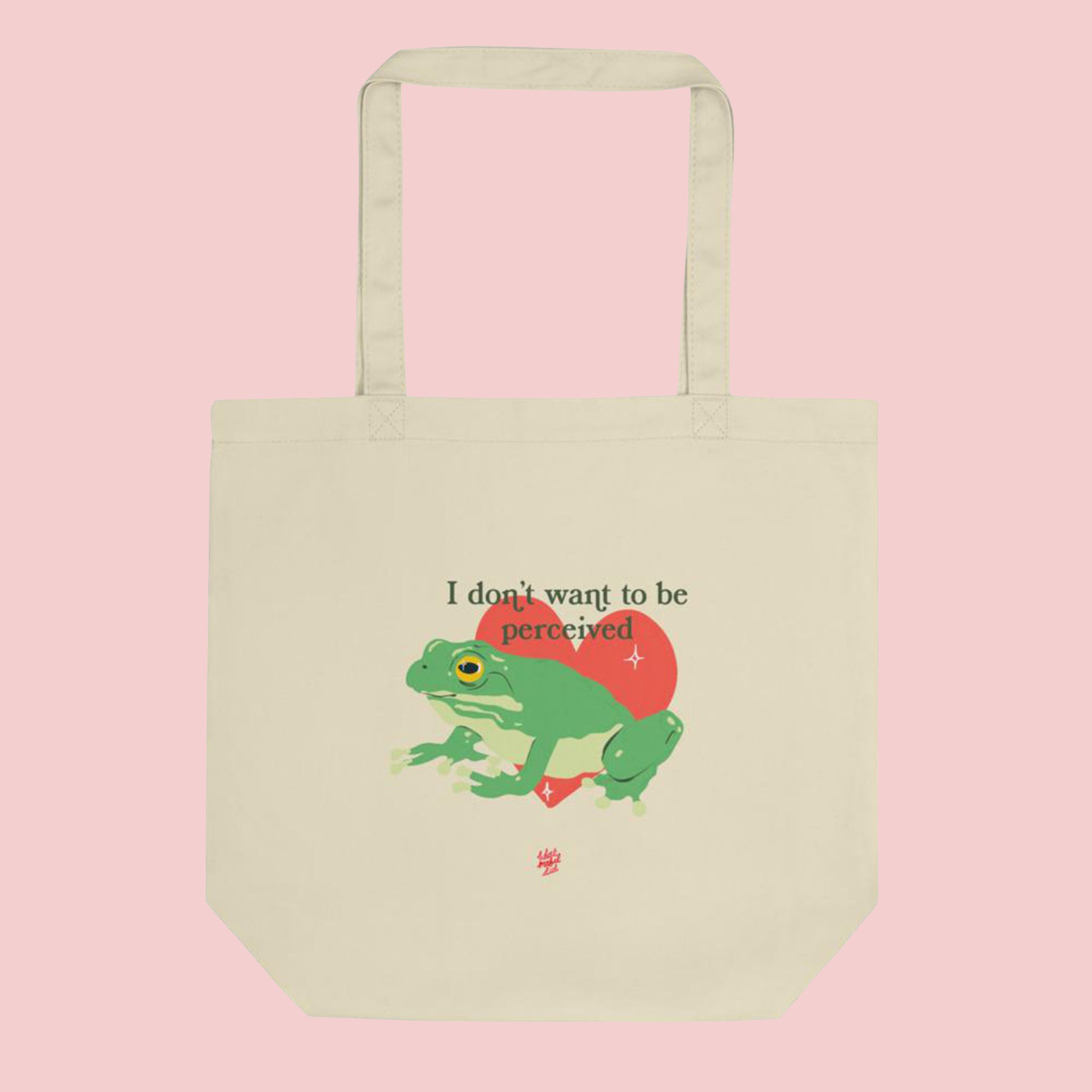 Froggy I don't want to be perceived Eco Tote Bag