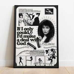 A3 Kate Bush Running Up That Hill Poster