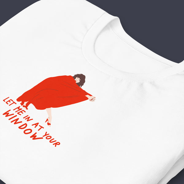 Let me in at your window Kate Bush T shirt