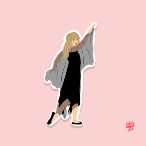 Stevie Nicks Vinyl Laptop Sticker