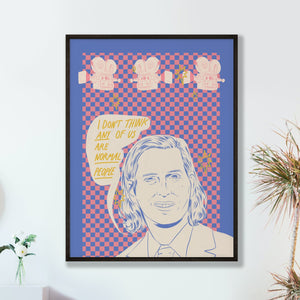 Wes Anderson Film Director A4 Poster