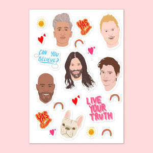 Queer Eye Sticker Sheet